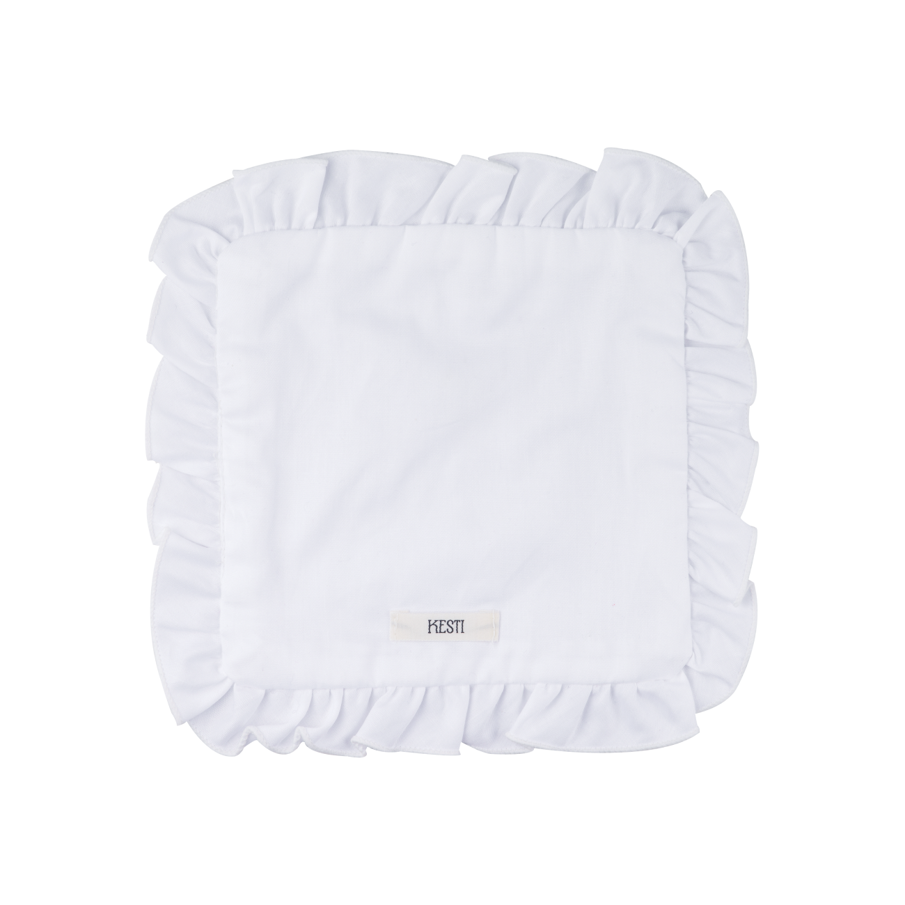 Hard Base Ruffle Mat 바잇미 :: 케스티 Ruffle Table Mat White